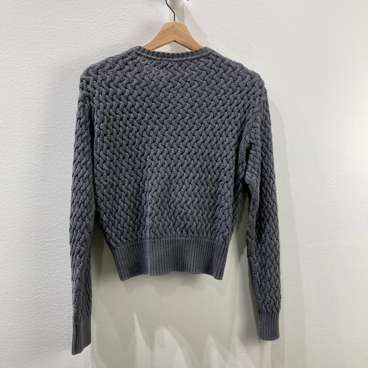The Great Gray Button Up Basketweave Cardigan Sweater - Size 1 / S - 0721DK