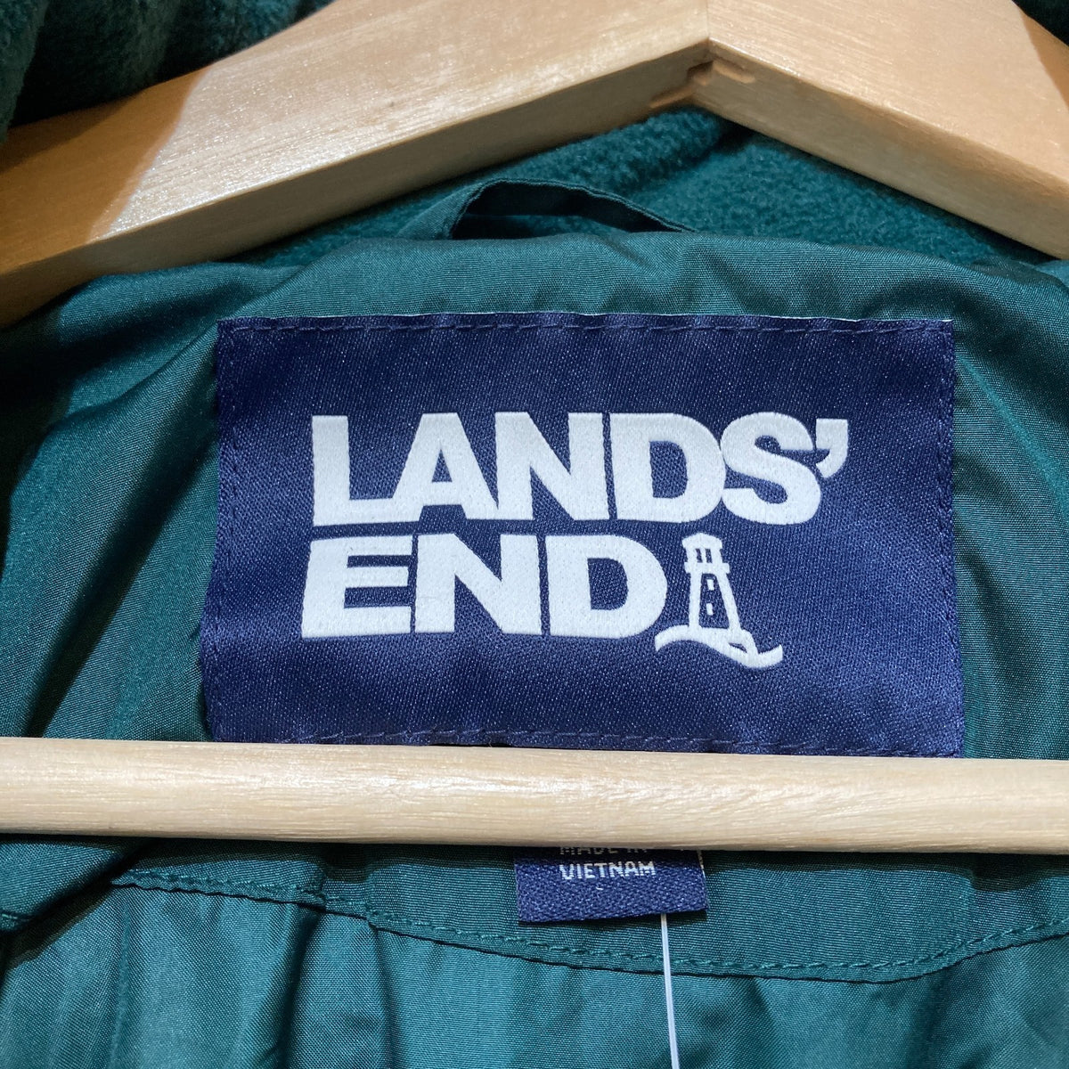Lands' End Max 600 Down Long Maxi Coat Puffer Jacket - Size M - 1111KF