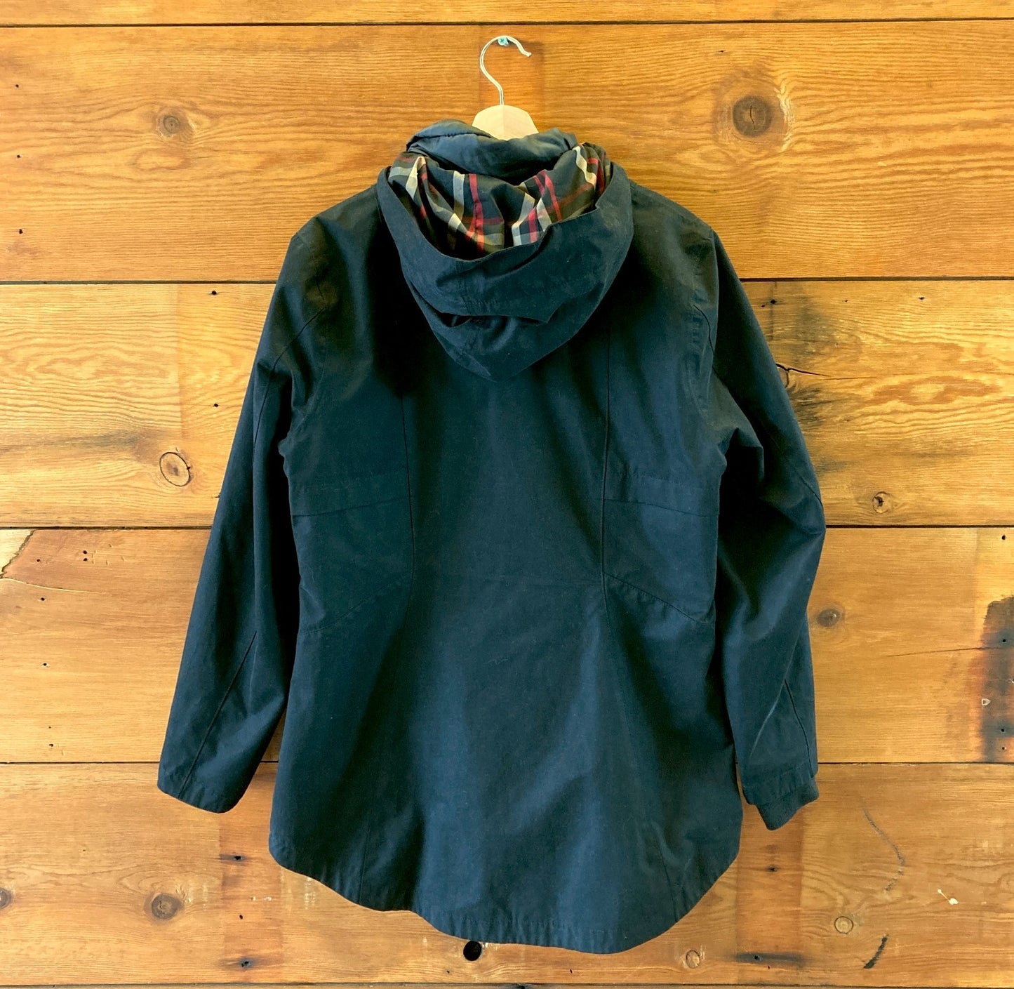 Pendleton Black Zip Up Water Wicking Hooded Rain Jacket Coat - Size L - 0419JP