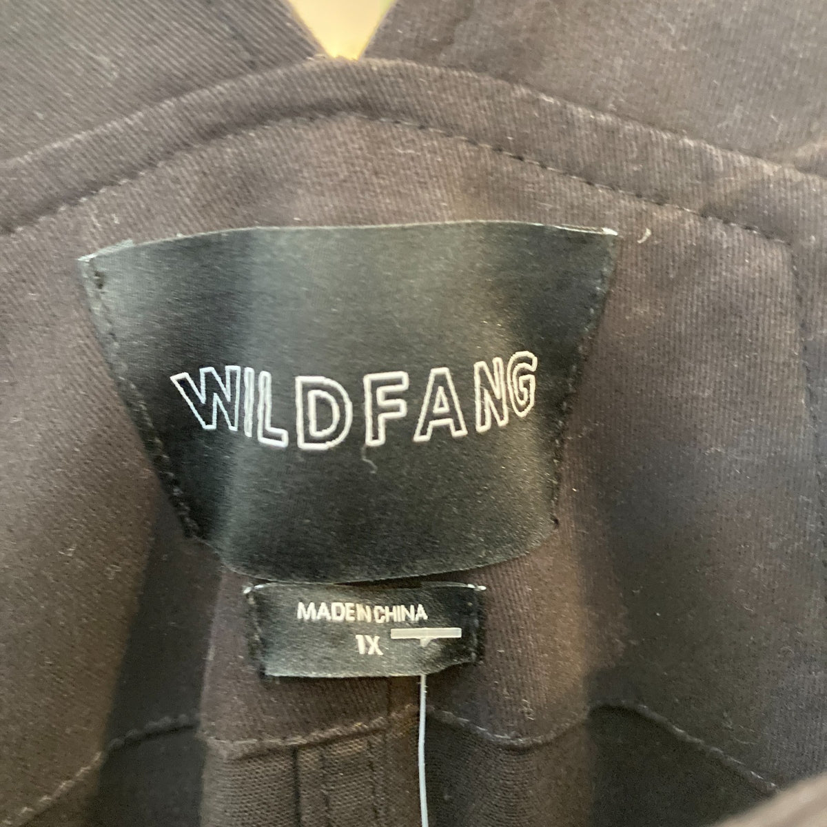 Wildfang Black Essential Bib Workwear Overalls  - Size 1X - 0530JF