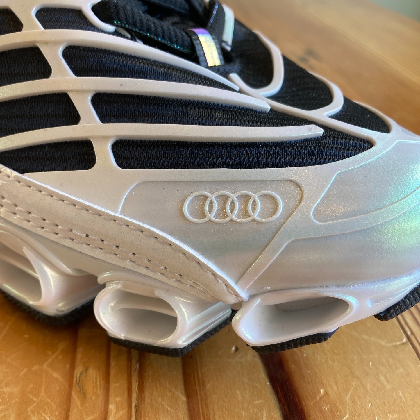 Adidas $250 Black White Megaride F50 Audi Revolut Shoes - Size 7 - NEW - 0604AF