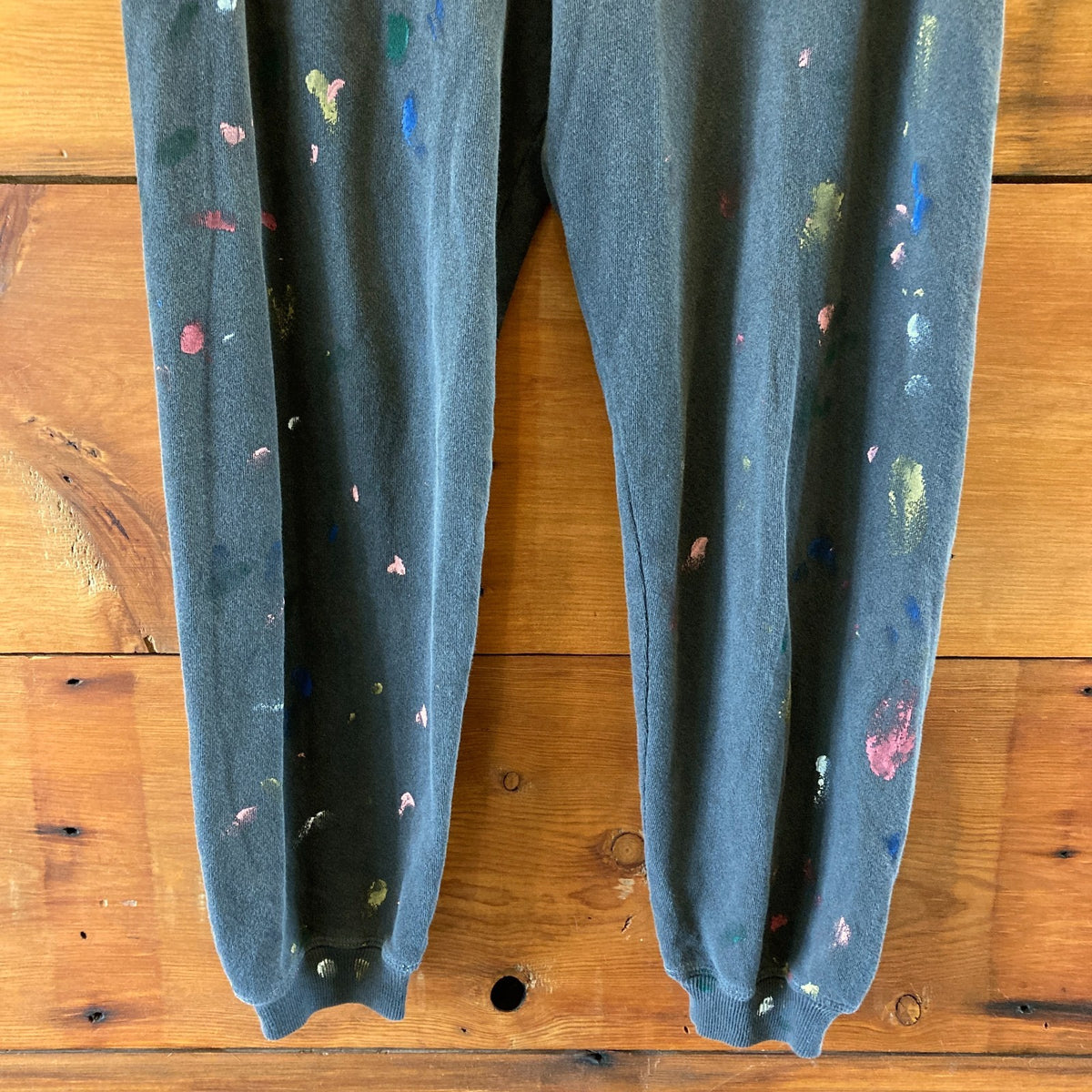 The Great Dark Gray Paint Splatter Drawstring Sweatpants - Size 2 / M - 0204MP