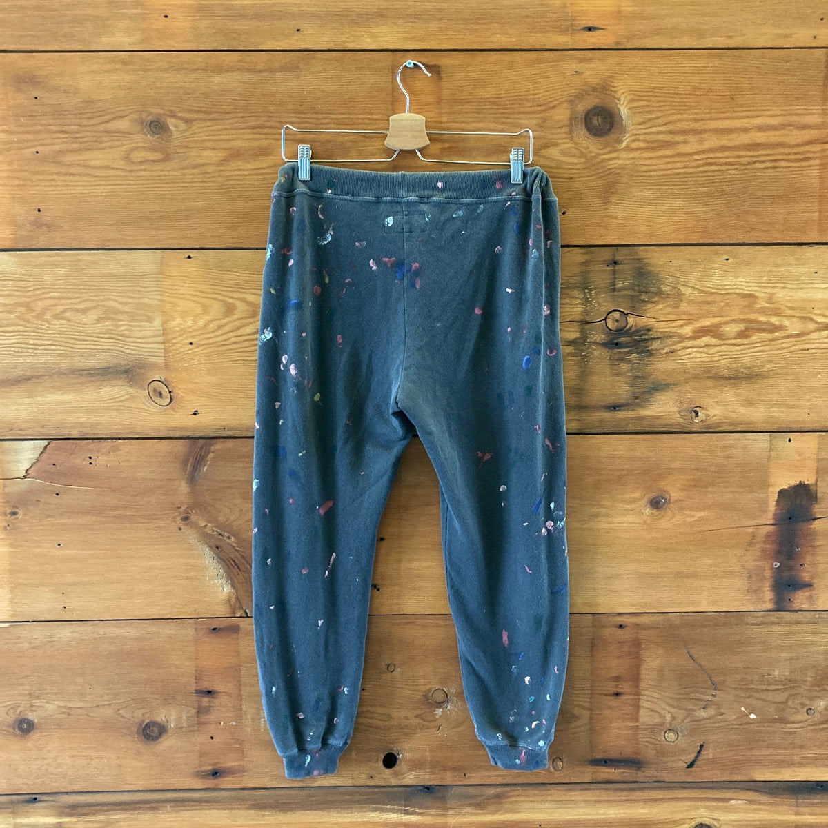 The Great Dark Gray Paint Splatter Drawstring Sweatpants - Size 2 / M - 0204MP