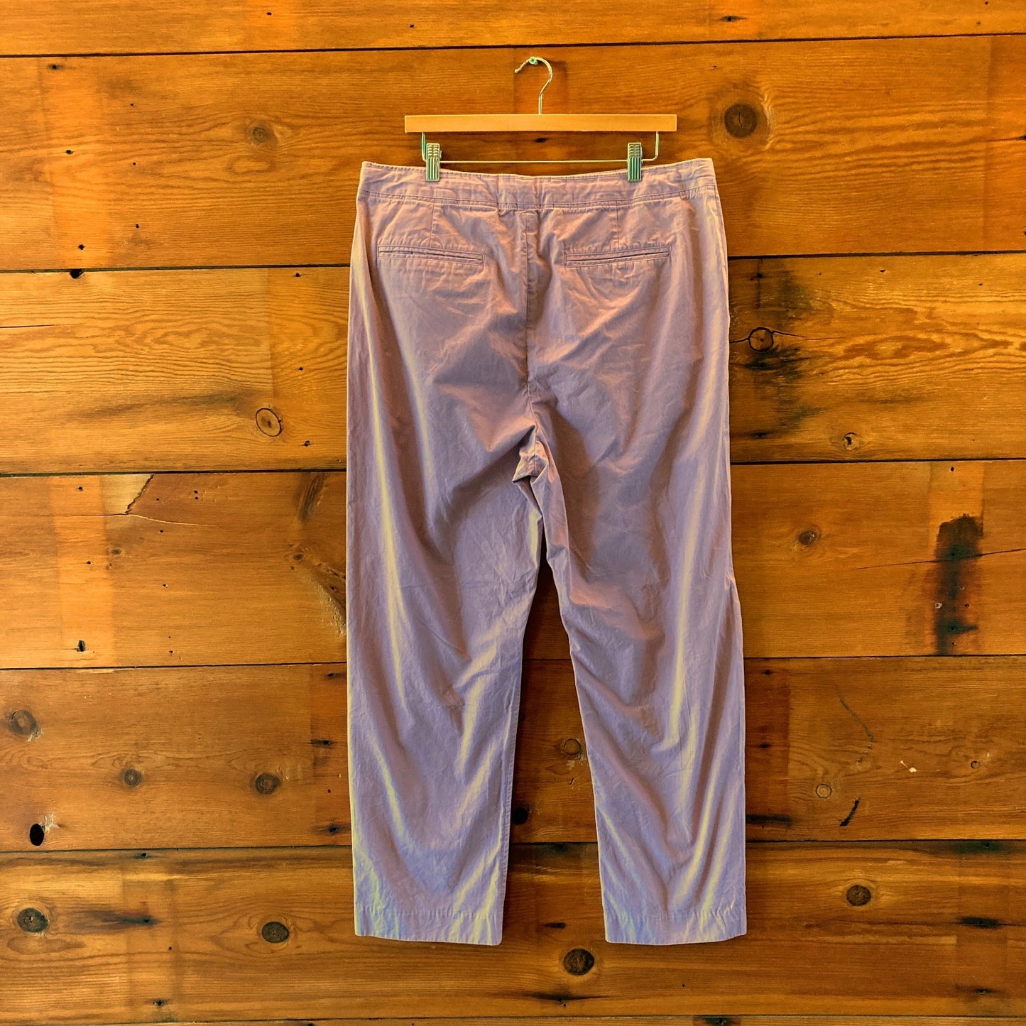 Rag & Bone Berry Pink Cotton Button Fly Trouser Pants - Size L - NEW - 0417DL