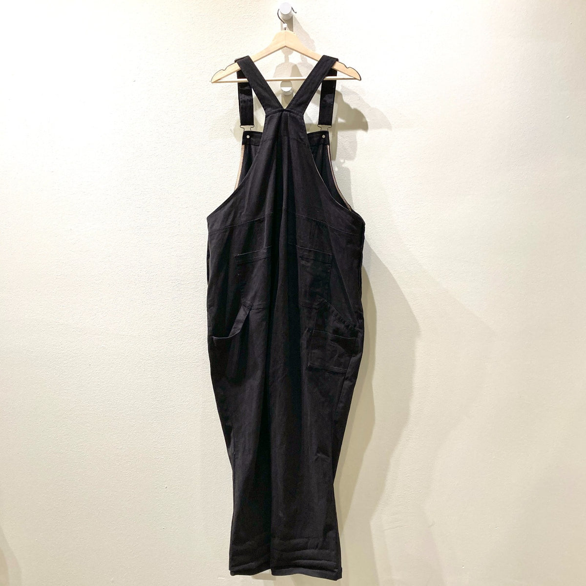 Wildfang Black Essential Bib Workwear Overalls  - Size 1X - 0530JF
