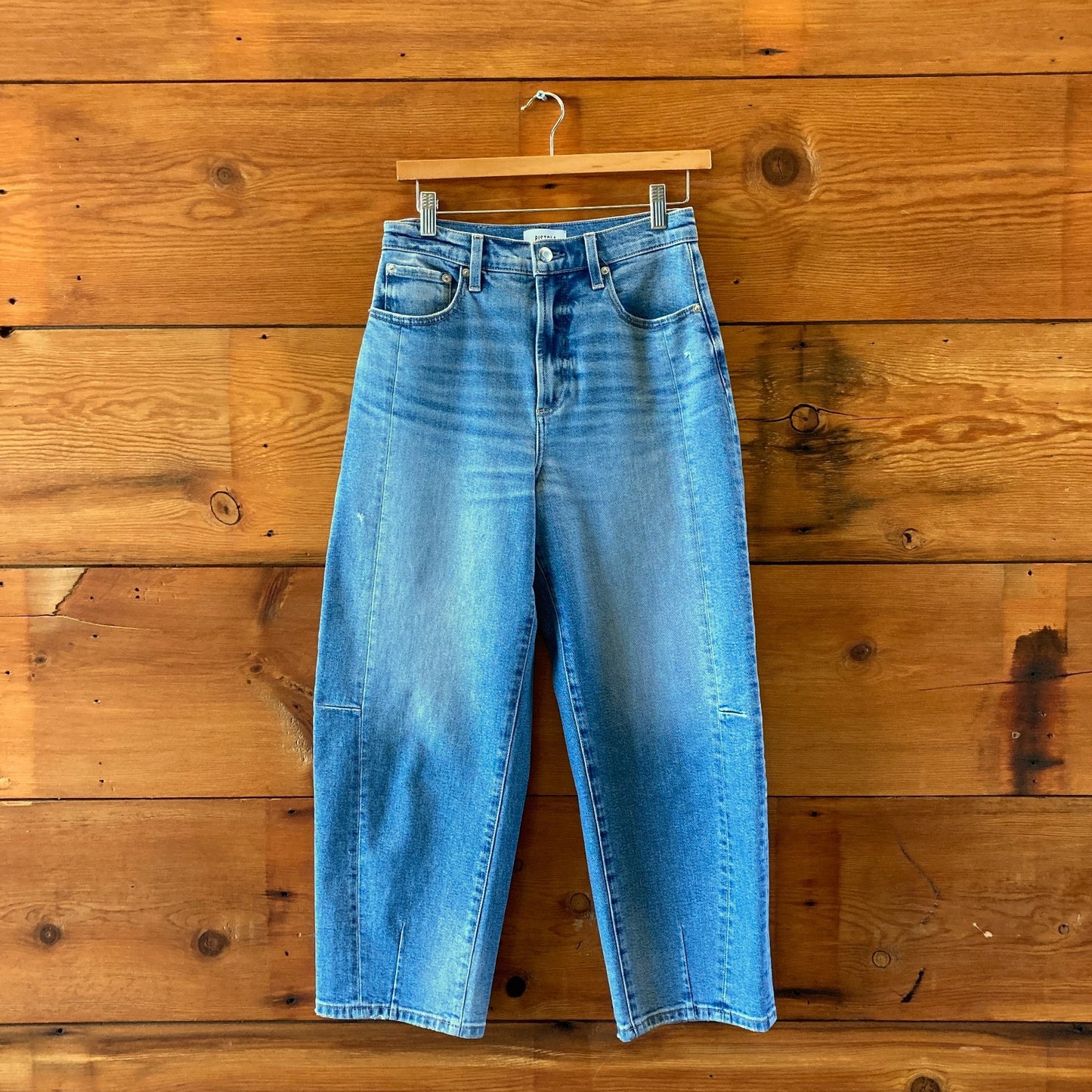 Pistola Medium Wash ELI Barrel Leg Jeans - Size 26 - 0513VB