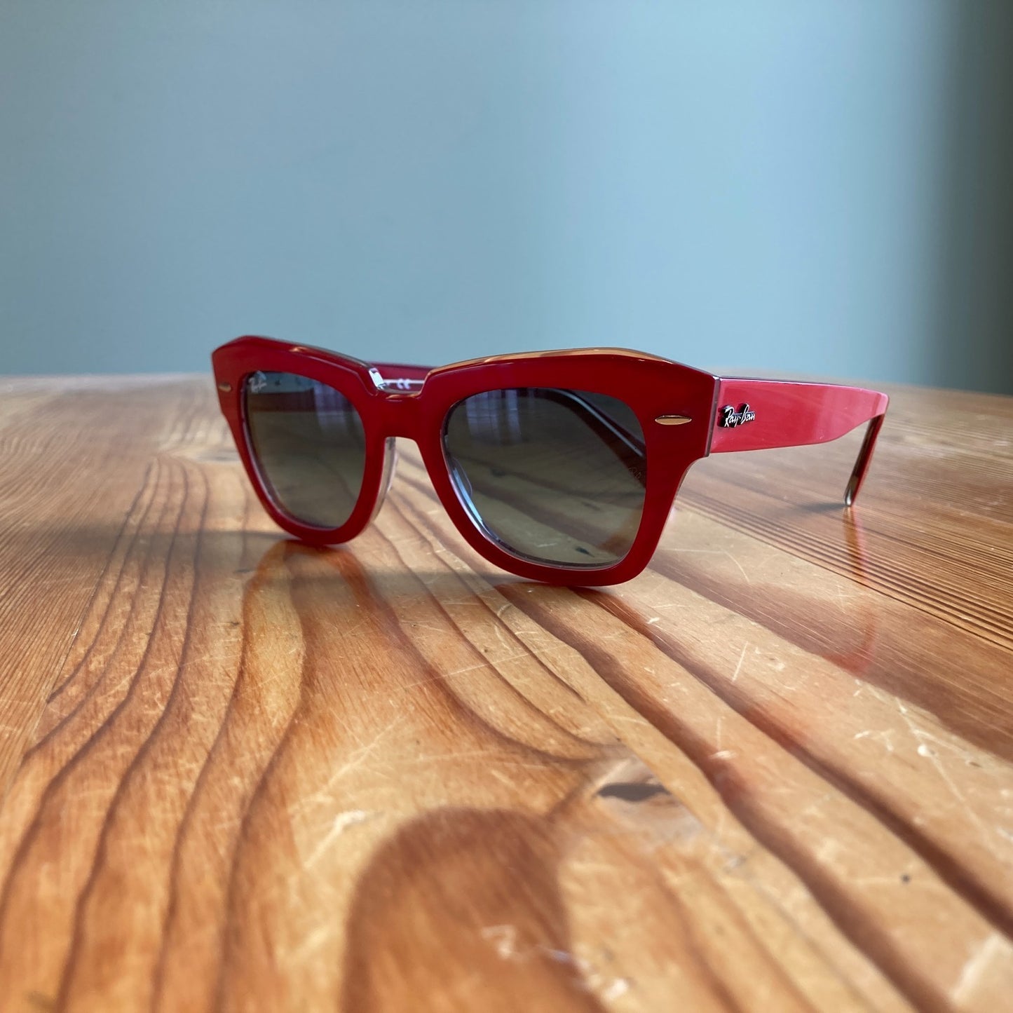 49/20 - Ray Ban RayBan Red State Streed 2186 Sunglasses Glasses 0206BS