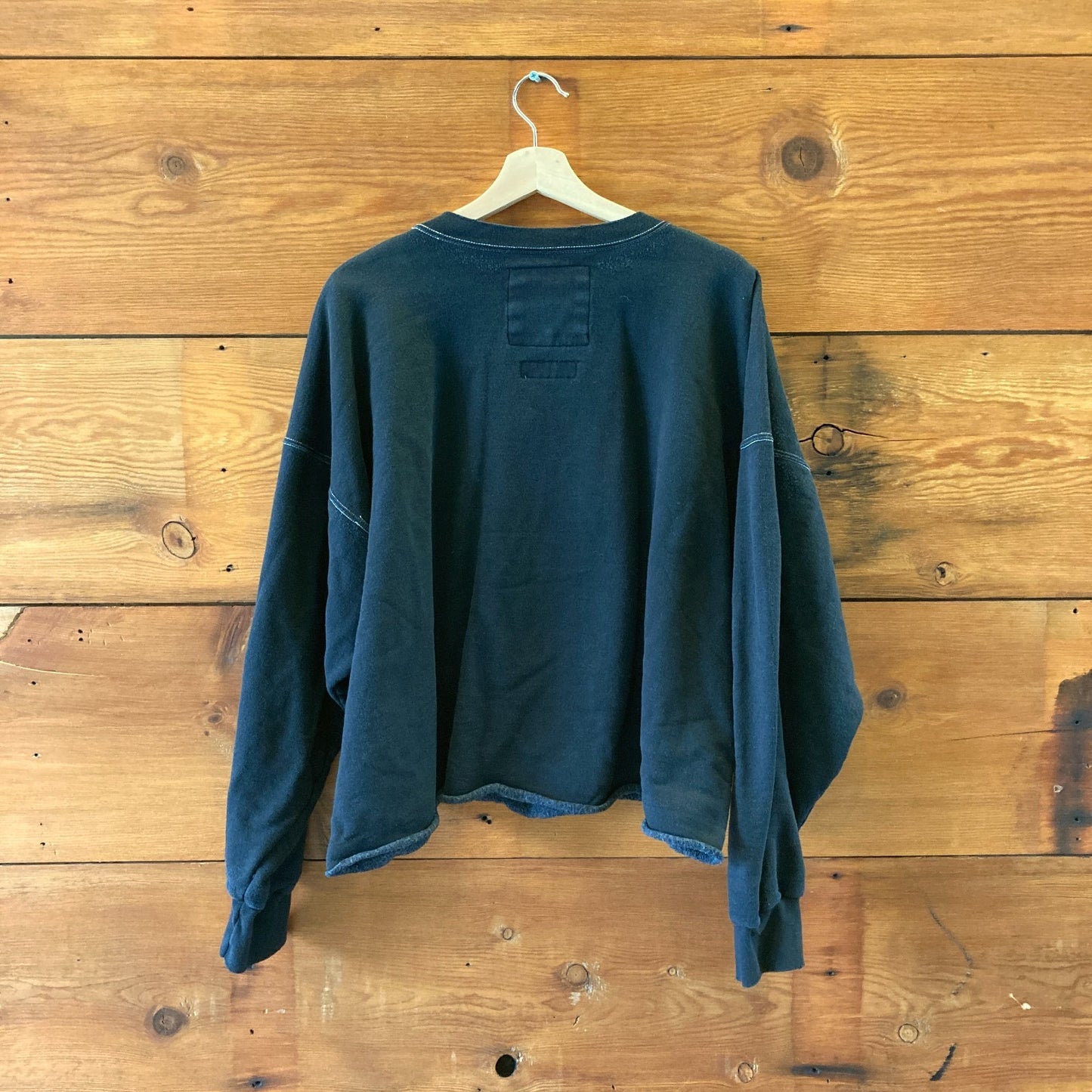 Rachel Comey Black Distressed Oversized Frond Sweatshirt - Size XS / S - 0204MP