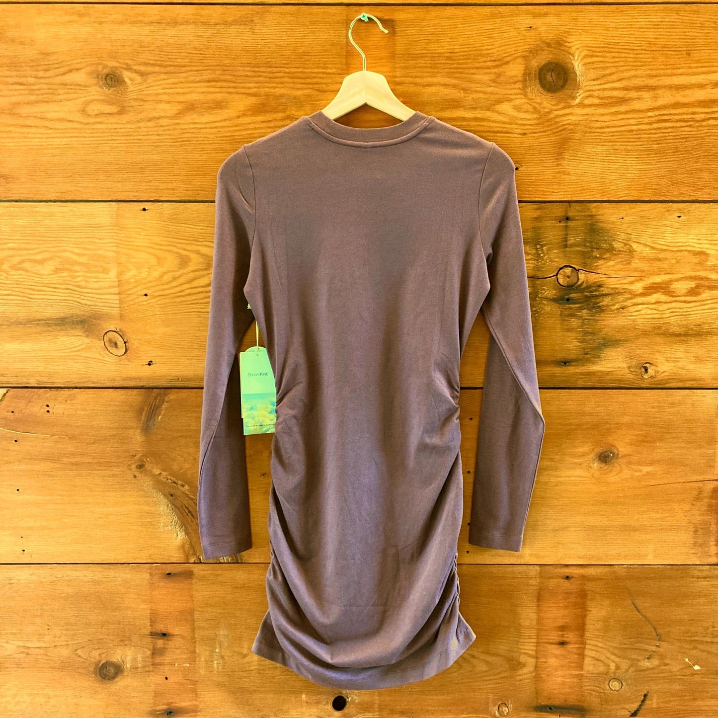 Vuori Elderberry Heather Long Sleeve NEW Halo Essential Dress - Size S -  0703SC