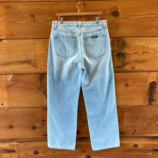 Rolla's Light Wash Button Fly High Rise Super Loose Jeans - Size 28 - 4427SC
