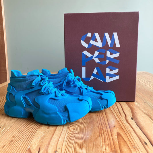 Camper LAB Bright Blue Tossu Caged Sneaker Shoes w/ Box - Size 8.5 - 0425SV