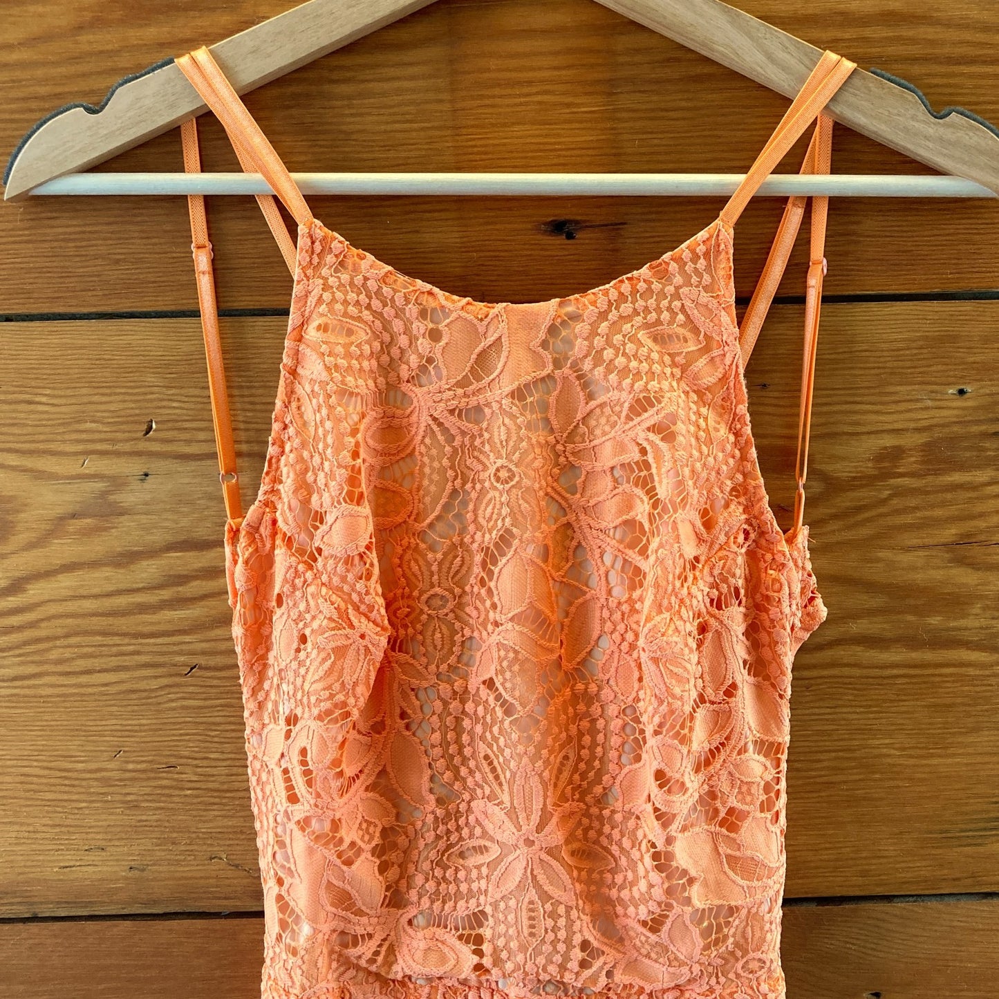 For Love & Lemons Guava Open Back Lace Mini Dress - Size S - 1112MH