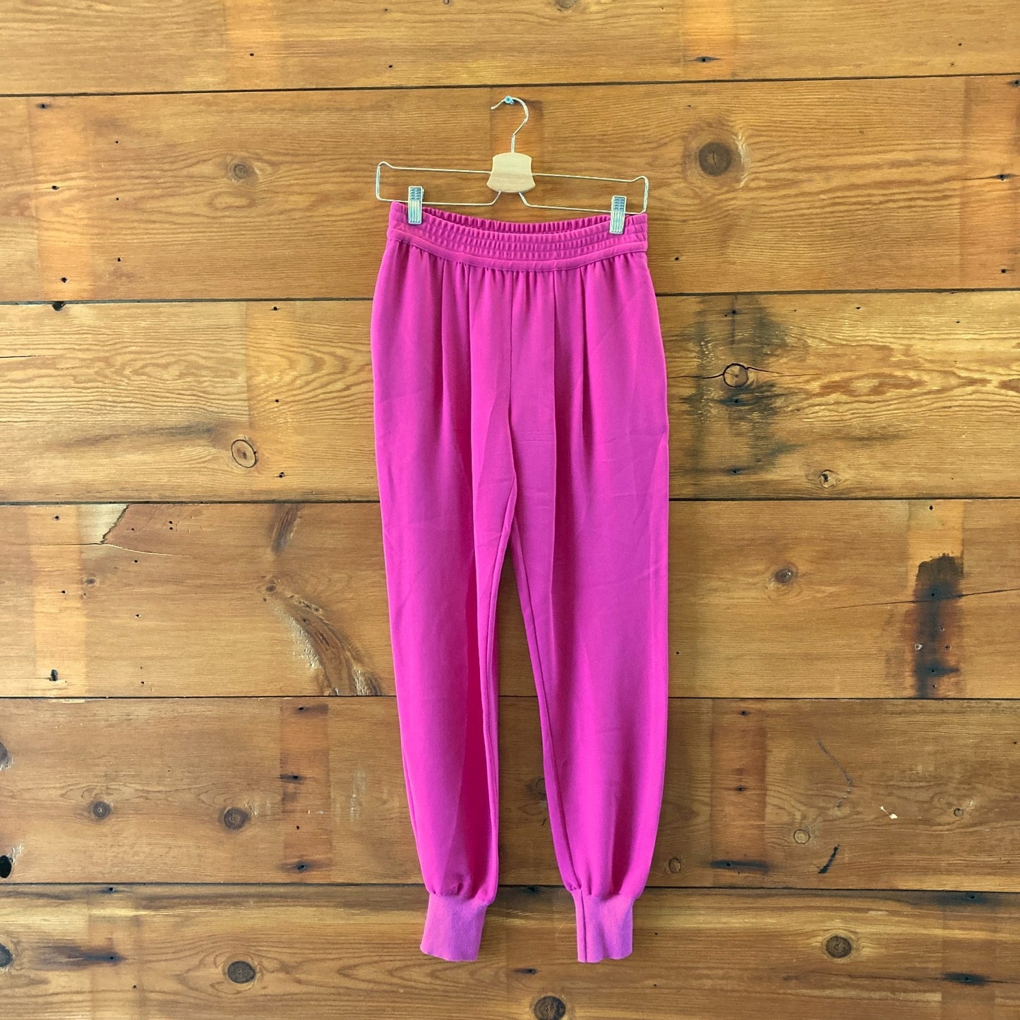 Stella McCartney Fuschia Pink Pull-On Slim Jogger Pants - Size 40 / M - 0415AB