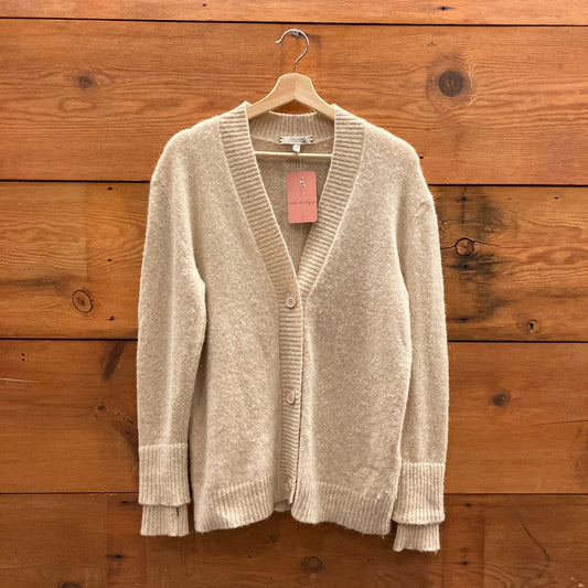 2 / S - Dorothee Schumacher Beige Alpaca Wool Blend Cardigan Sweater 0915CM