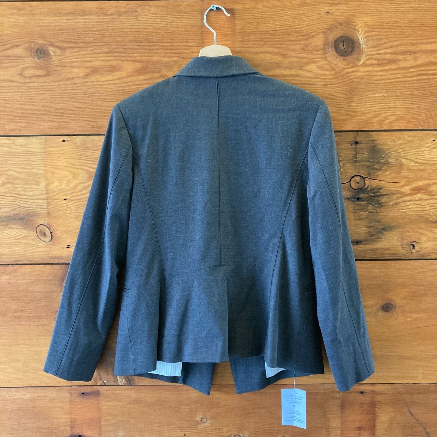 12 - M.M. Lafleur Gray Melange NEW Hoffman Blazer Womens Jacket 0416JW