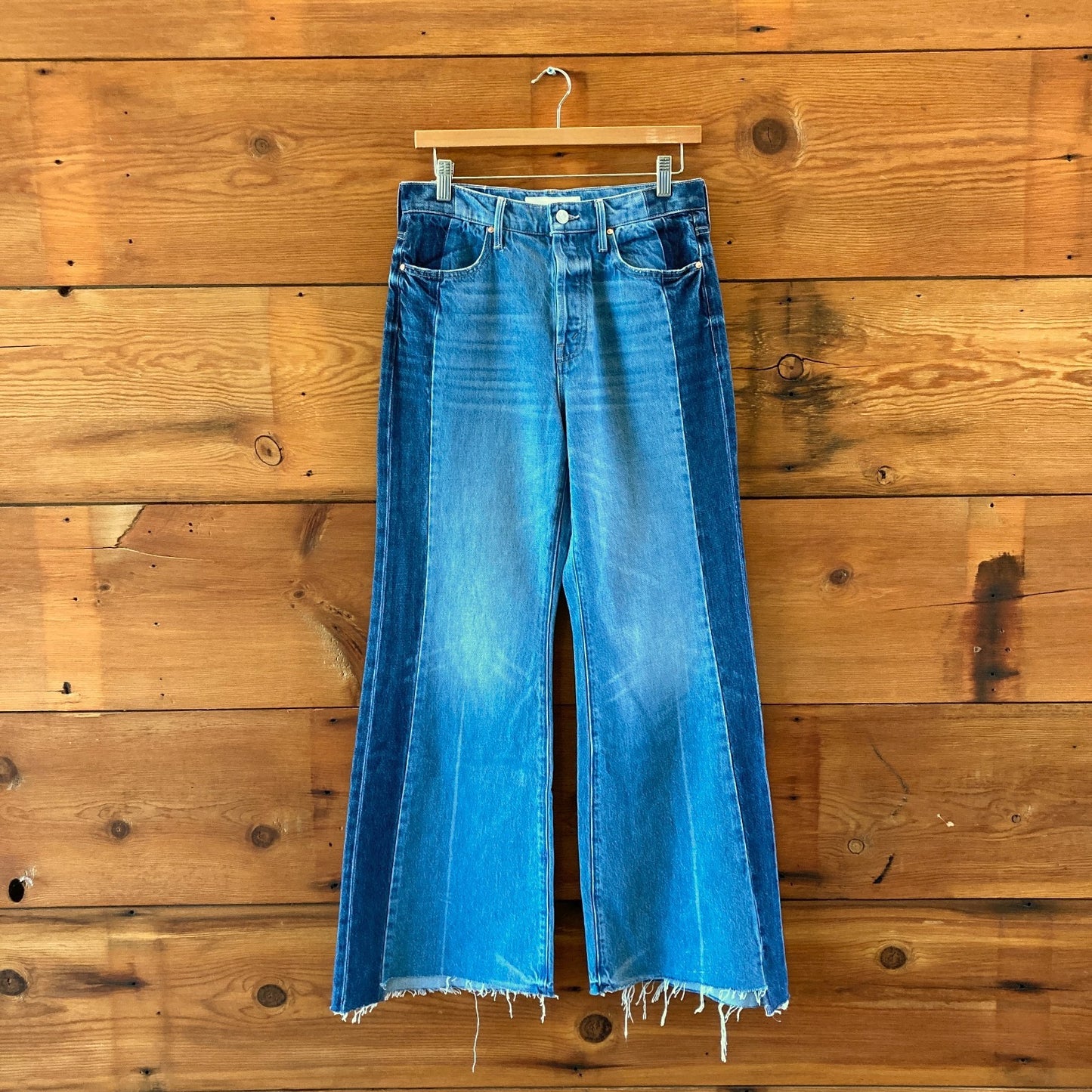 Mother Superior Double Stacked Tux Sidestepper Fray Jeans - Size 27 - 0510JB