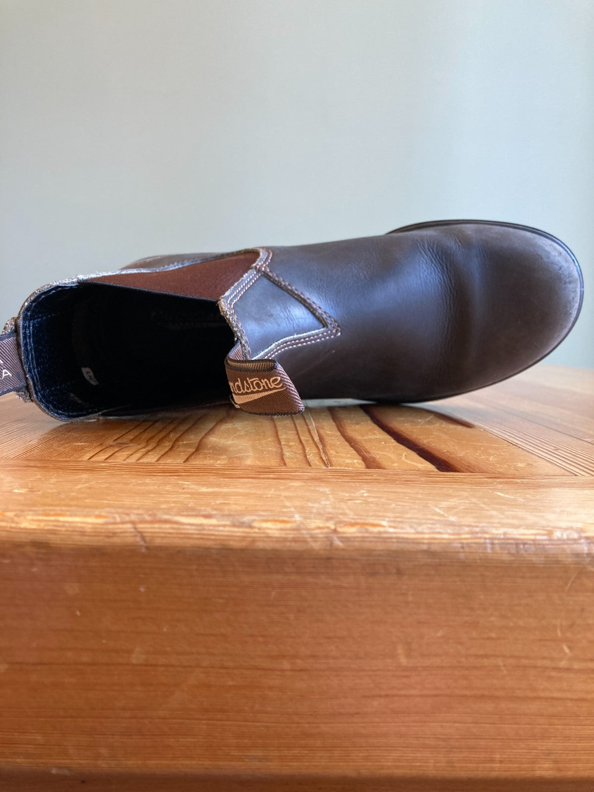 Blundstone Walnut Brown Original 500 Chelsea Boots - Size 5.5 / 8 US - 0720LP