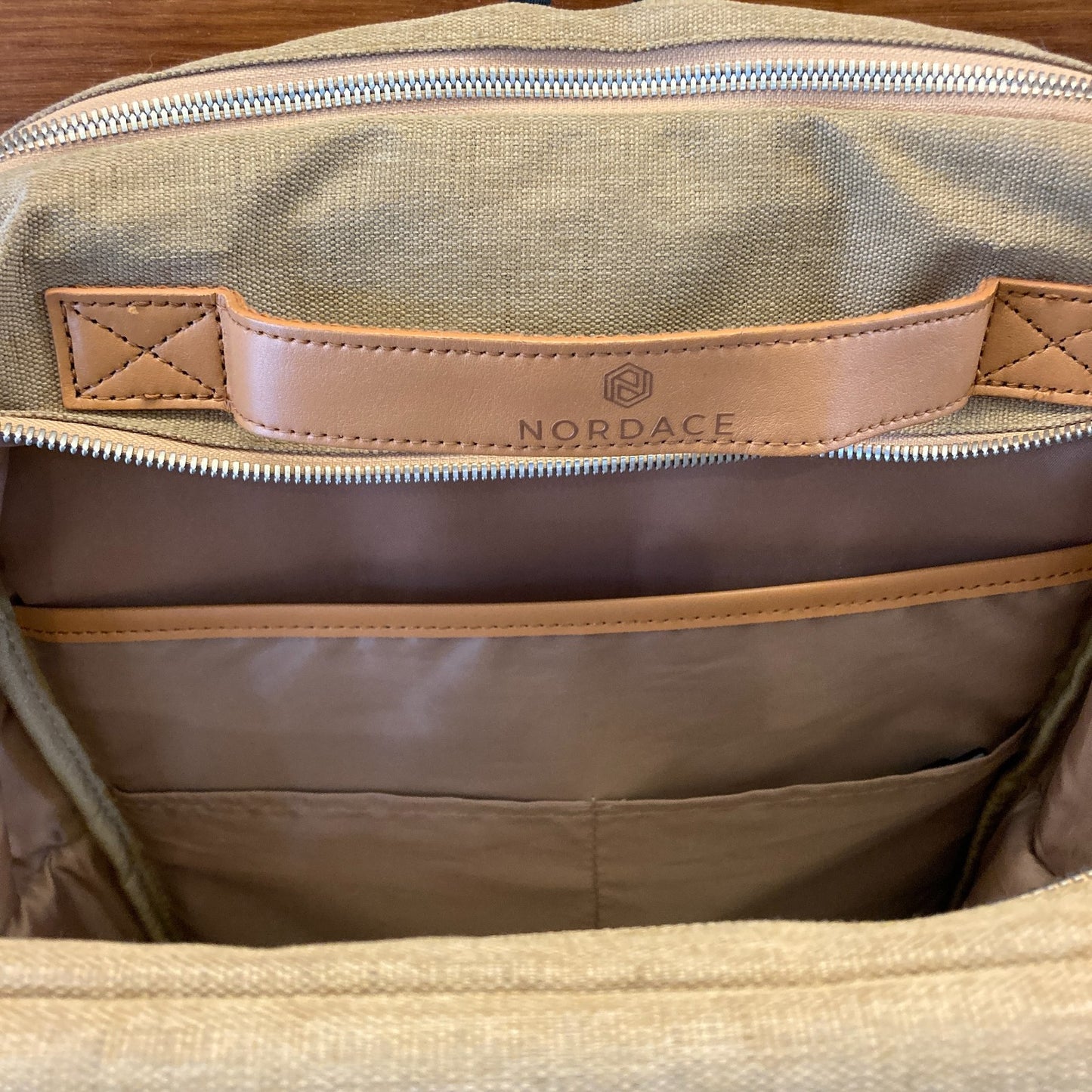 Nordace Khaki Siena Original Travel Laptop Backpack - 1124TA