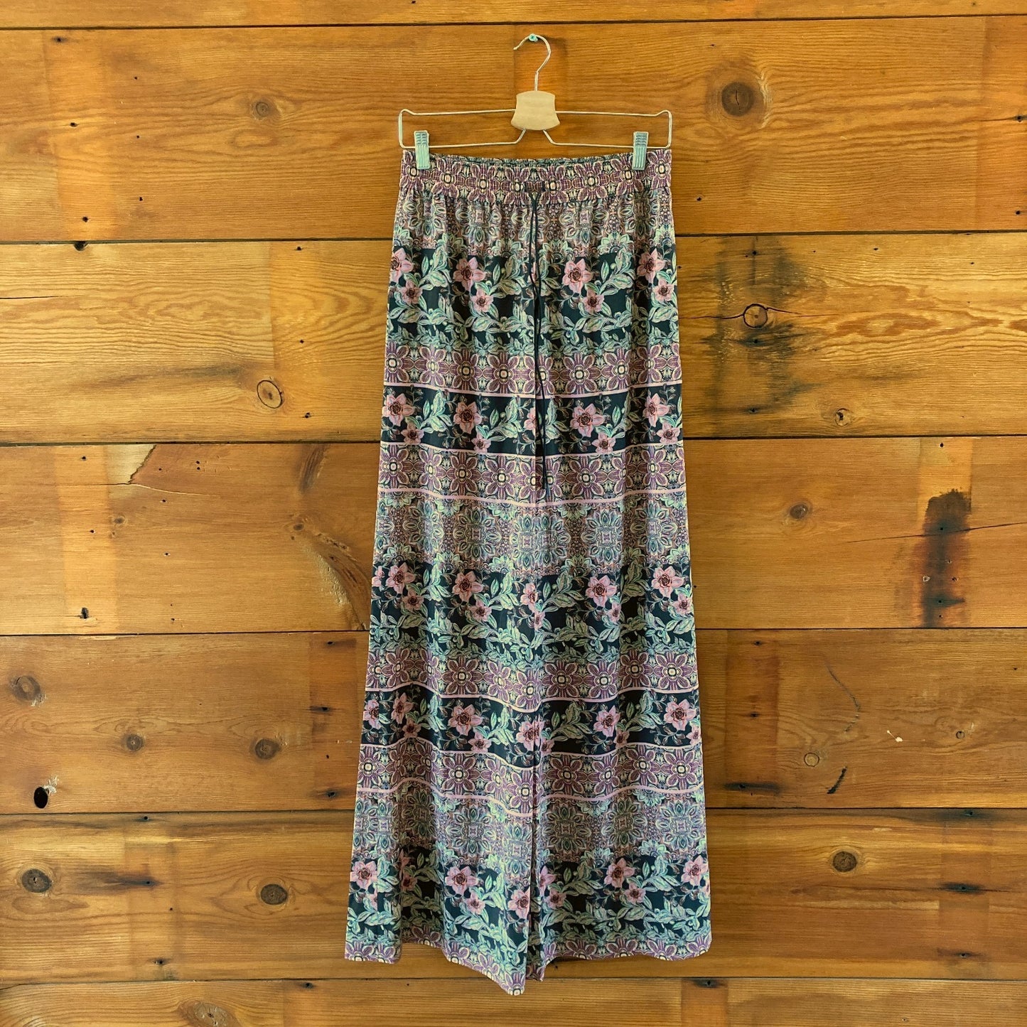 Alice + Olivia Canopy Tile NEW Kenley Palazzo Wide Leg Pants - Size M - 1011SC