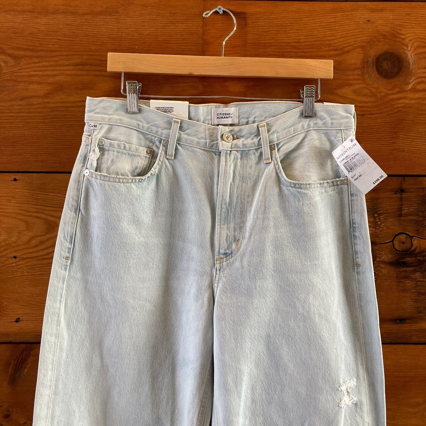 29 - Citizens of Humanity $258 Light Wash Miro Relaxed Jeans NEW 0716MD