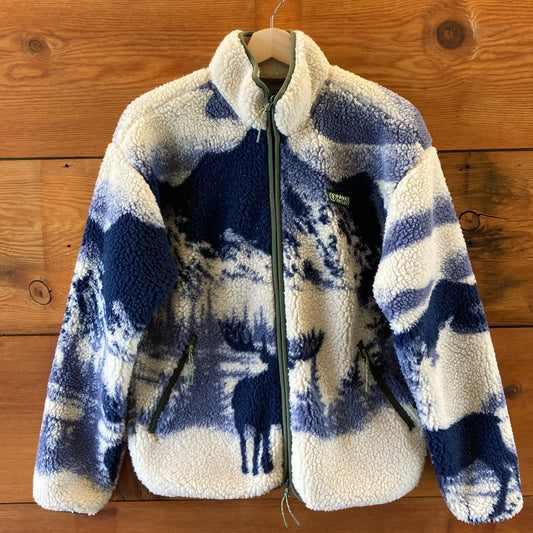 Parks Project Acadia Moose Full Zip High Pile Fleece Jacket - Size XS - 0312IG