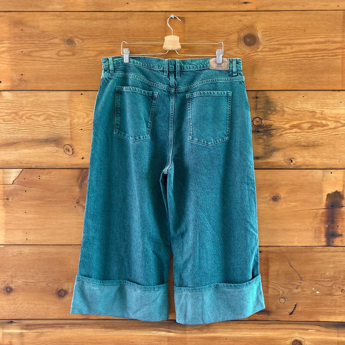 We The Free Final Countdown Low Rise Cuffed Boyfriend Jeans - Size 33 - 0425SV