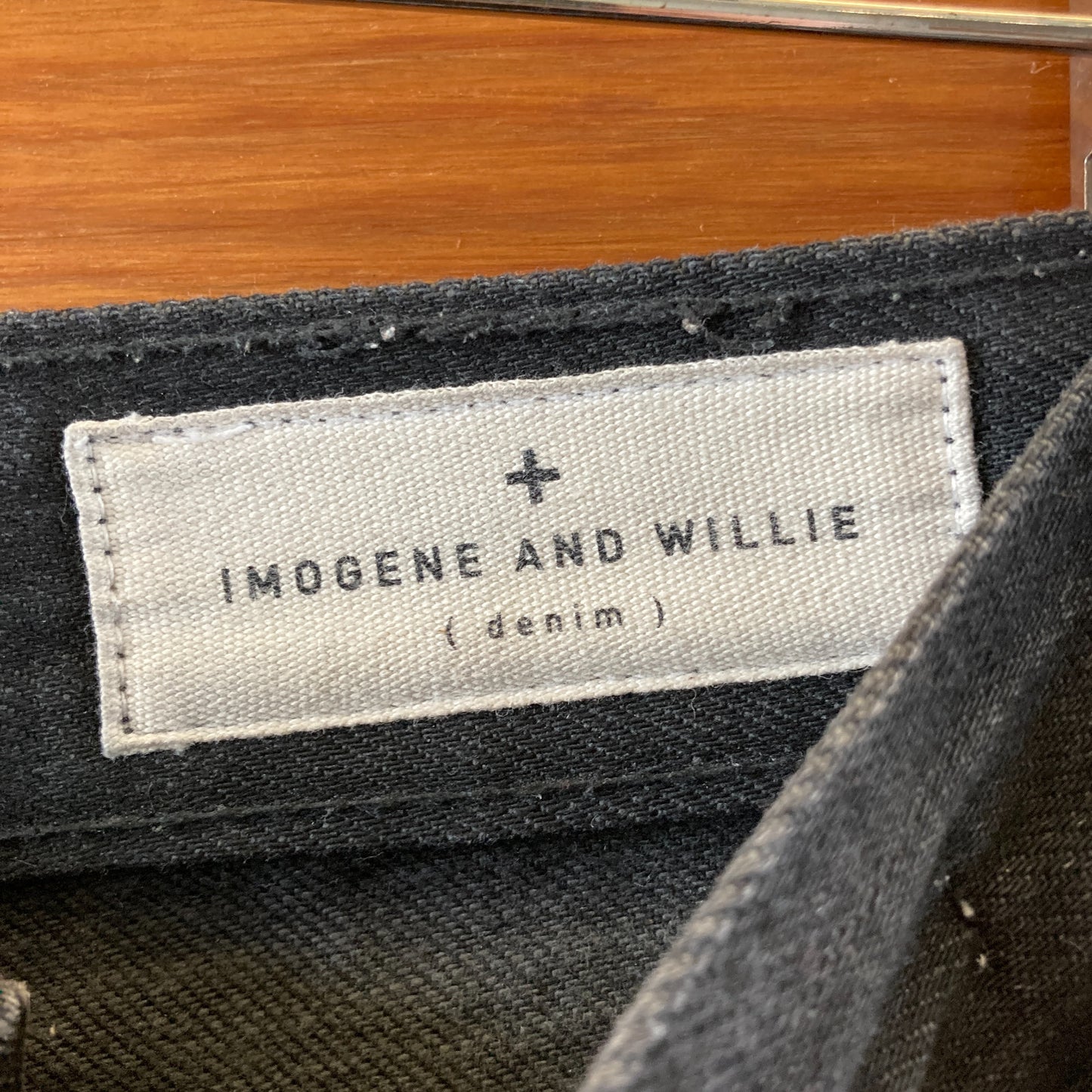 Imogene And Willie Black Catherine High Rise Selvage Jeans - Size 26 - 0622JP