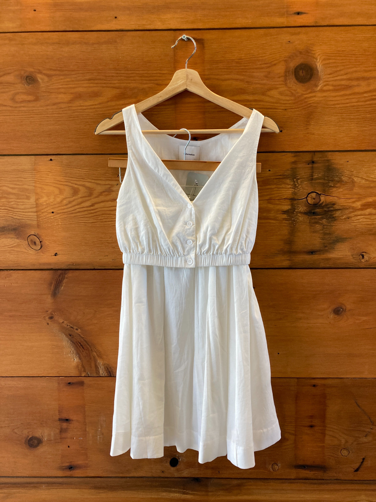 Reformation White Naya Tank & Skirt Two Piece Set - Size 0 - 1018RM