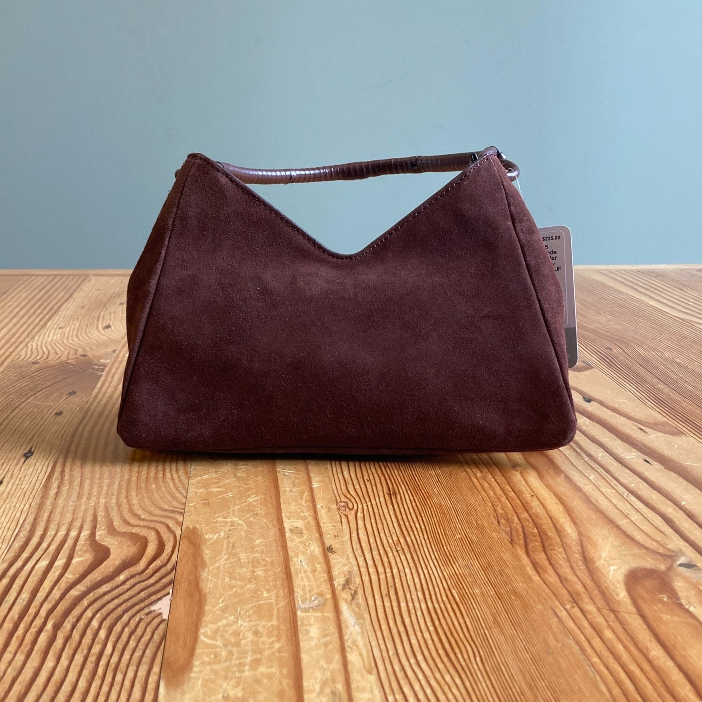 Staud $365 Mahogany Suede Leather Shoulder Bag Crossbody Purse EUC - 0317JF