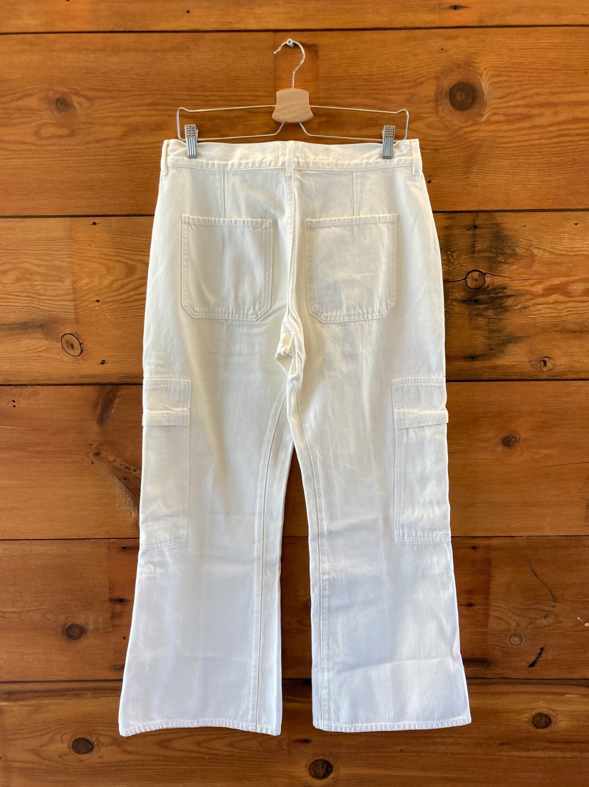 Citizens of Humanity Plaster White Cargo Utility Sienna Jeans - Size 28 - 4427SC