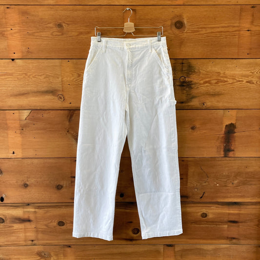 Mother Superior NEW White Totally Innocent Stud Finder Sneak Jeans - 30 - 0710MG