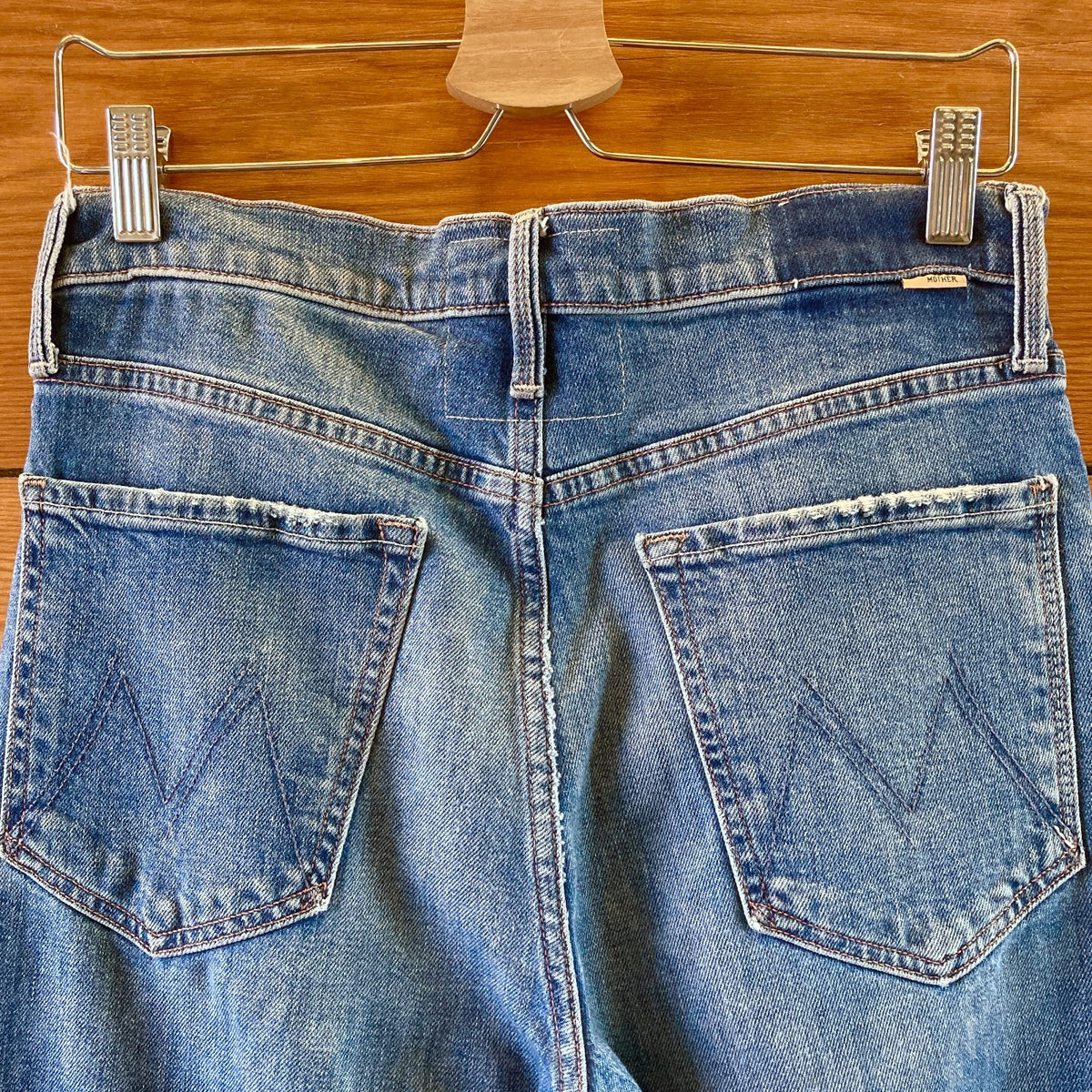 Mother Superior Tomcat High Rise Straight Leg Jeans - Size 30 - 0425KN