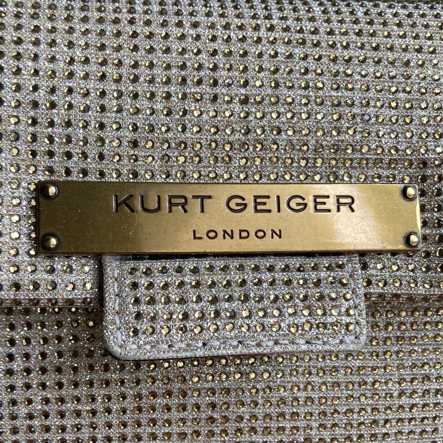 Kurt Geiger London Natural Rhinestone Mini Brixton Shoulder Bag - 1002MG