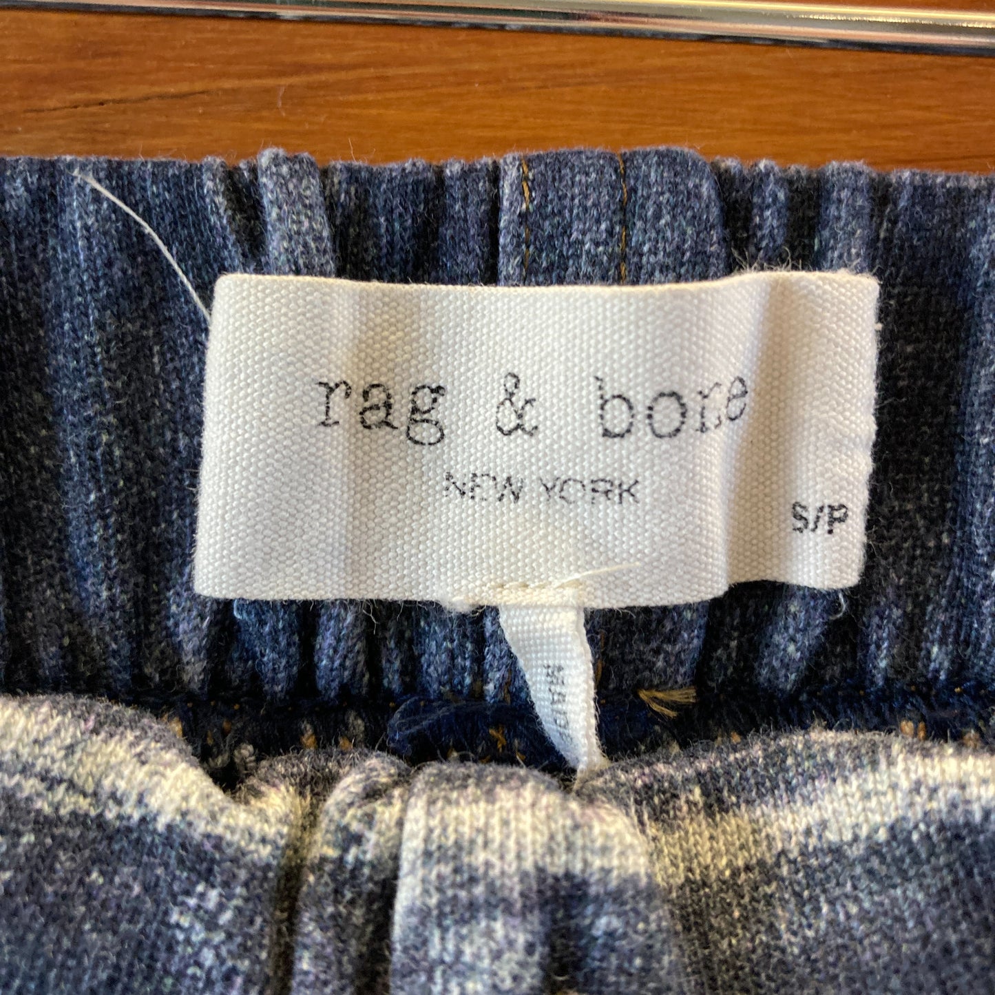 Rag & Bone Faux Denim Miramar Stretch Waist Jogger Jeans - Size S - 0224TP