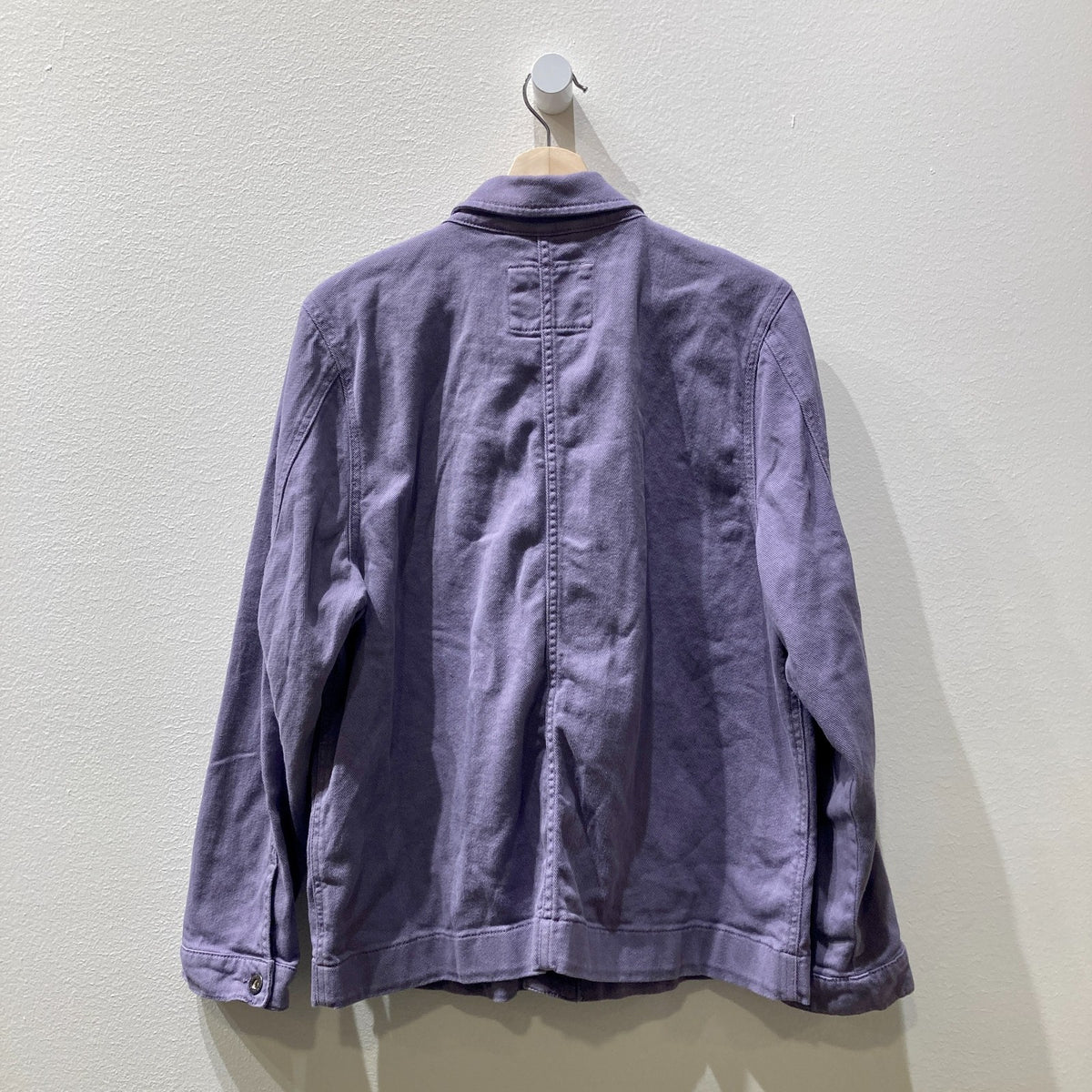 Finisterre Purple Gray Button Up Yarrel Chore Jacket - Size 10 - 0607CC