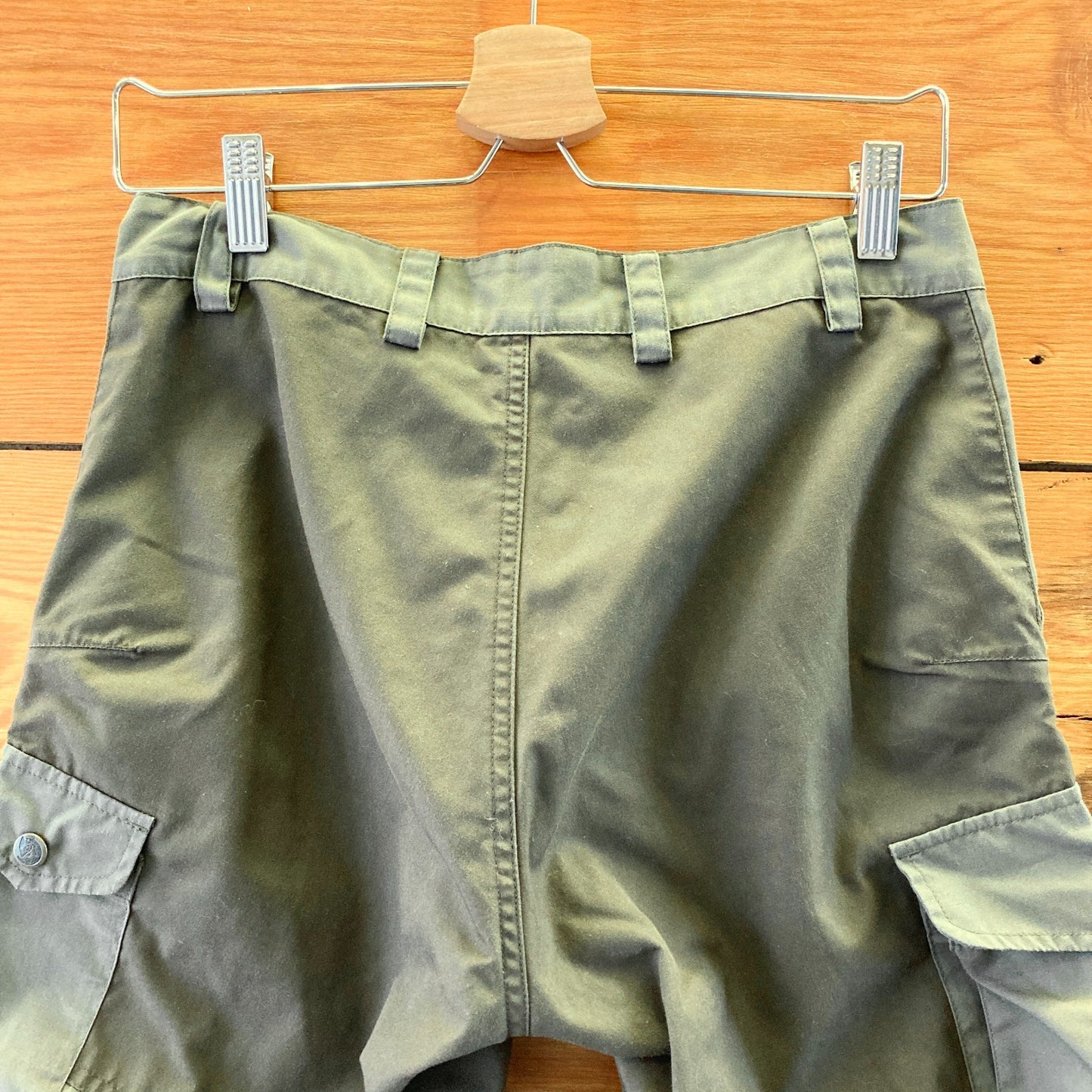 FjallRaven Army Green G-1000 Cargo Utility Womens Pants - Size 27-28 - 0927LL