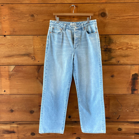 Rolla's Light Wash Button Fly High Rise Super Loose Jeans - Size 28 - 4427SC