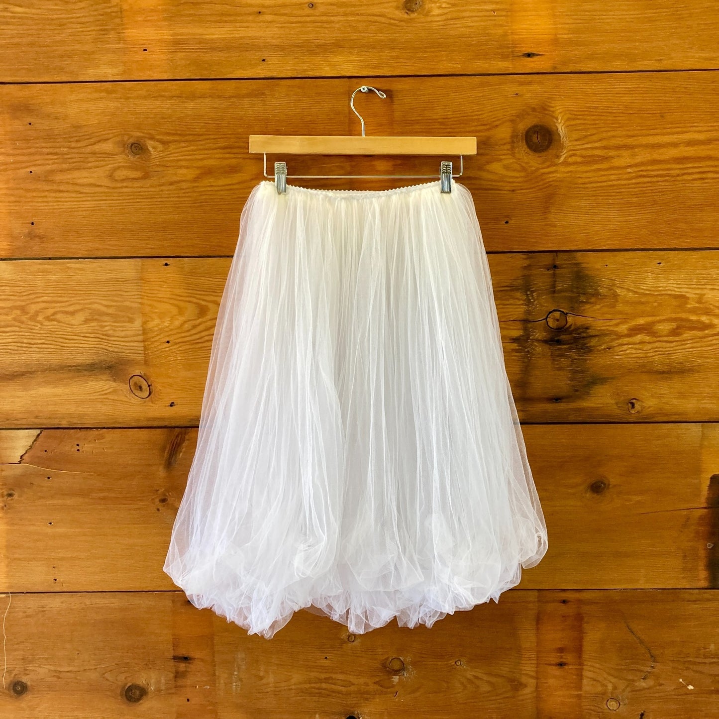 Repetto White Triple Layer Tulle Rehearsal Tutu Ballet Skirt - Sz XS / S- 0415AB