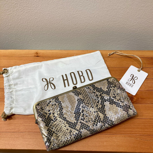 Hobo International $138 Liquid Snake Pattern Lauren Wallet EUC - 0916KJ