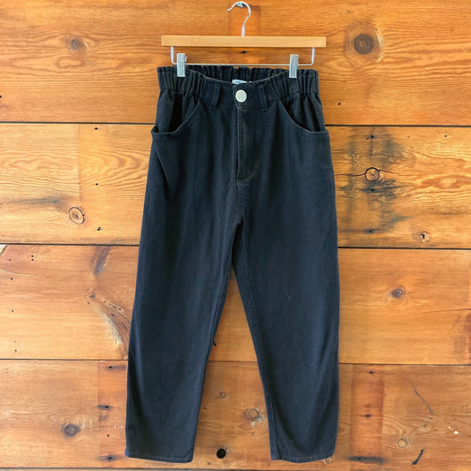 Emerson Fry $198 Black Stretch Waist Straight Leg Johnny Pants - Size M - 0104RM