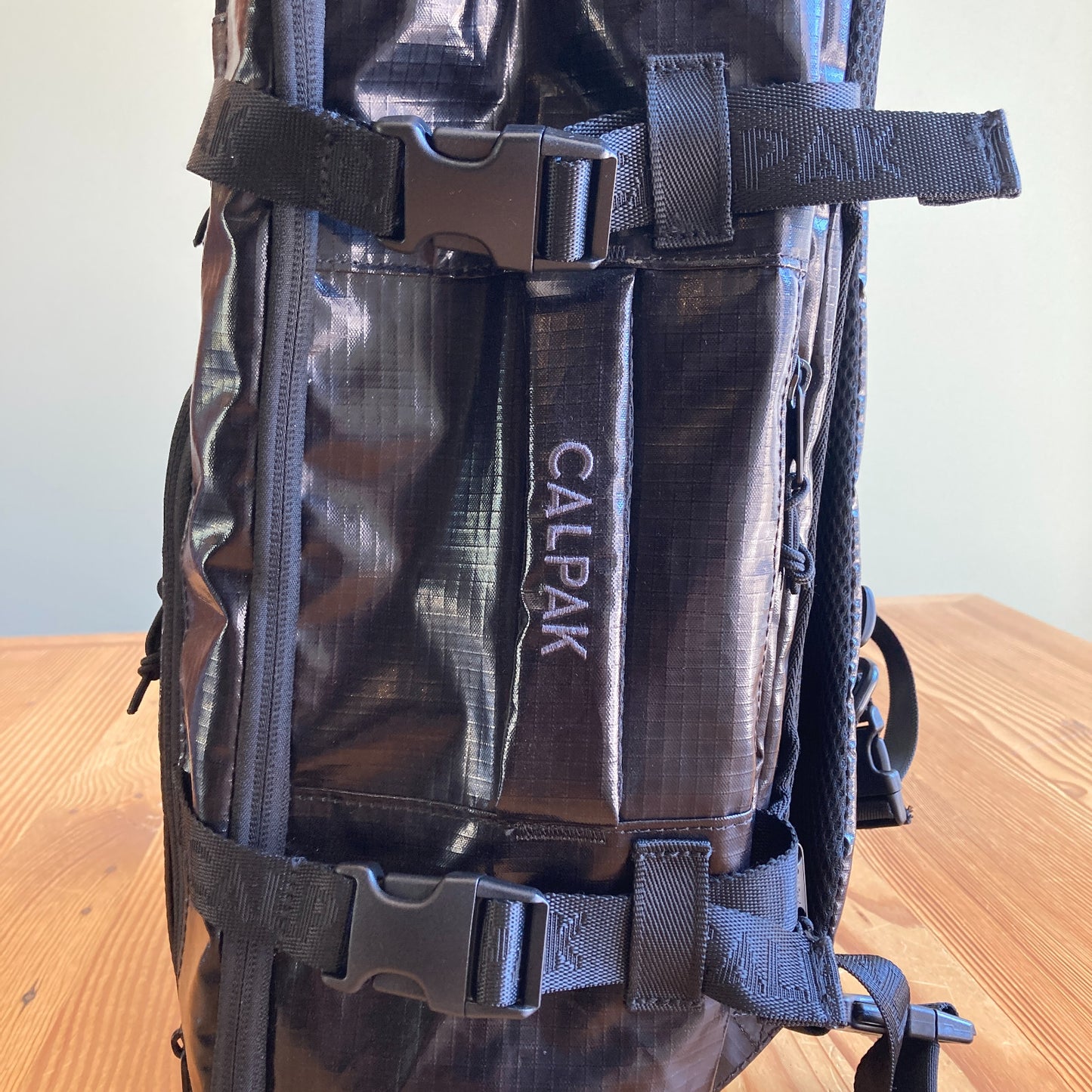 Calpack $198 Black Matte Obsidian Terra 26L Laptop Duffle Backpack - 4427SC