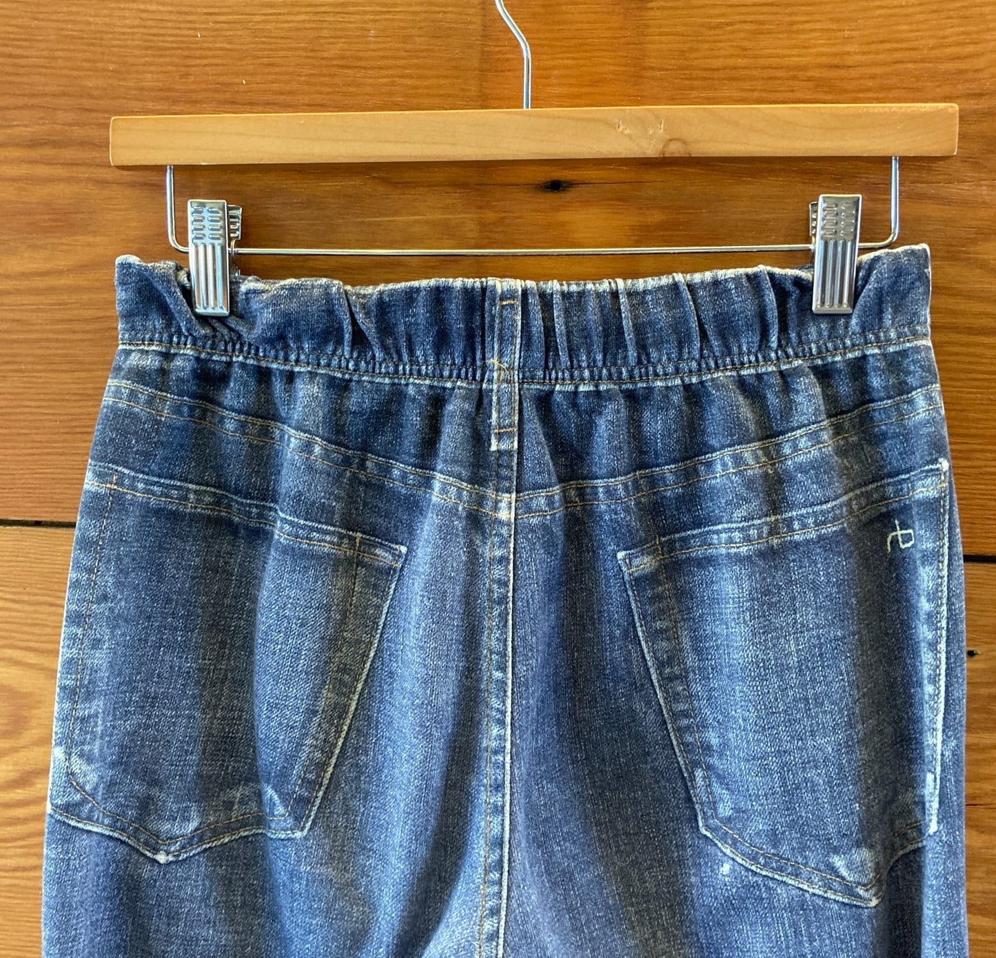 Rag & Bone Faux Denim Miramar Stretch Waist Jogger Jeans - Size S - 0224TP