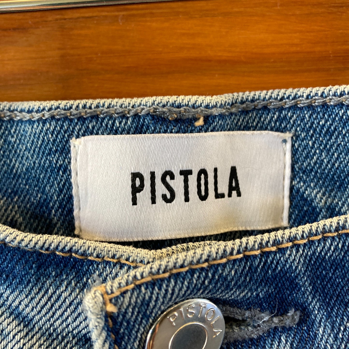 Pistola Medium Wash ELI Barrel Leg Jeans - Size 26 - 0513VB