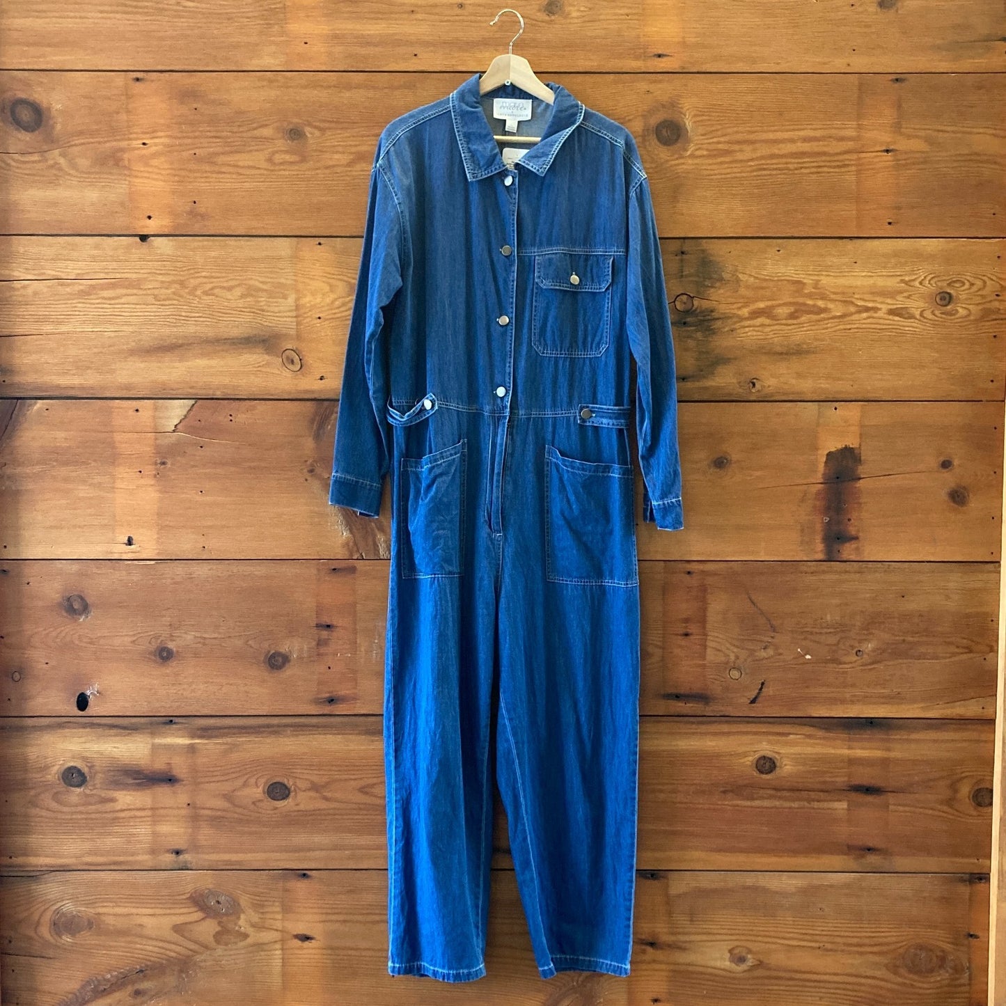 Mare Mare Anthropologie Denim Aya Coveralls Jumpsuit Outfit - Size L - 0530JF