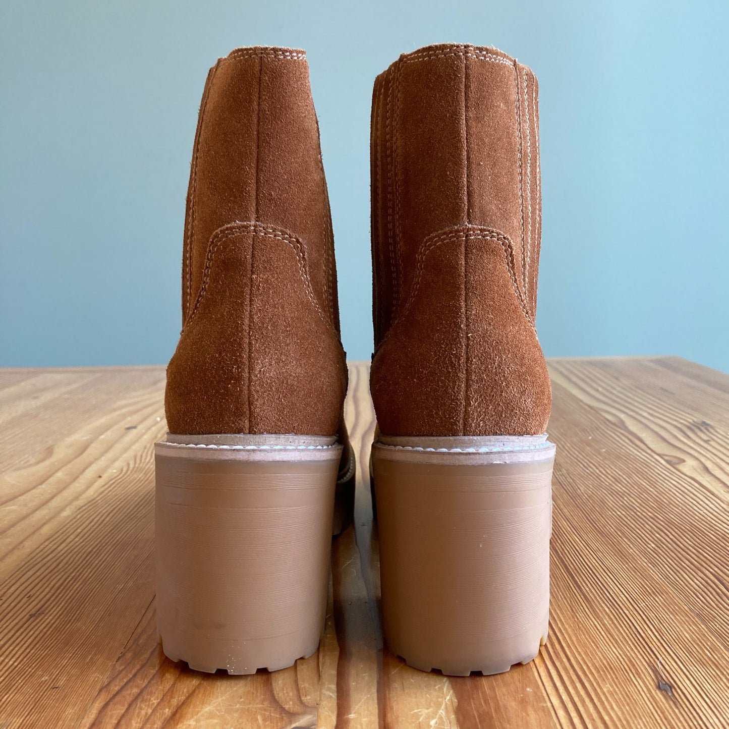 Jeffrey Campbell Tan Suede Tuckee Boots NEW w/ Box - Size 11 - 0324KG