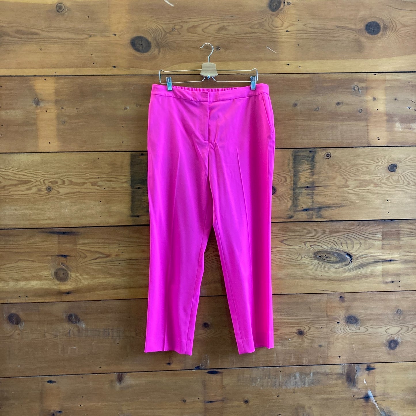 14 - Argent x Supermajority $150 Bright Pink Straight Leg Pants NEW 1221RM