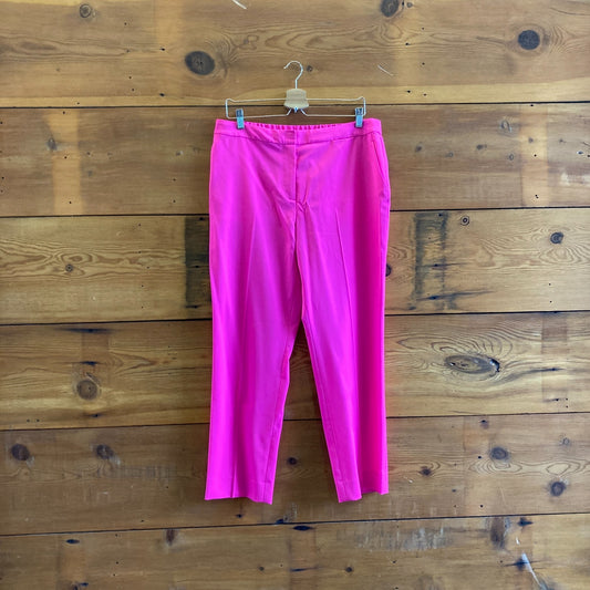14 - Argent x Supermajority $150 Bright Pink Straight Leg Pants NEW 1221RM