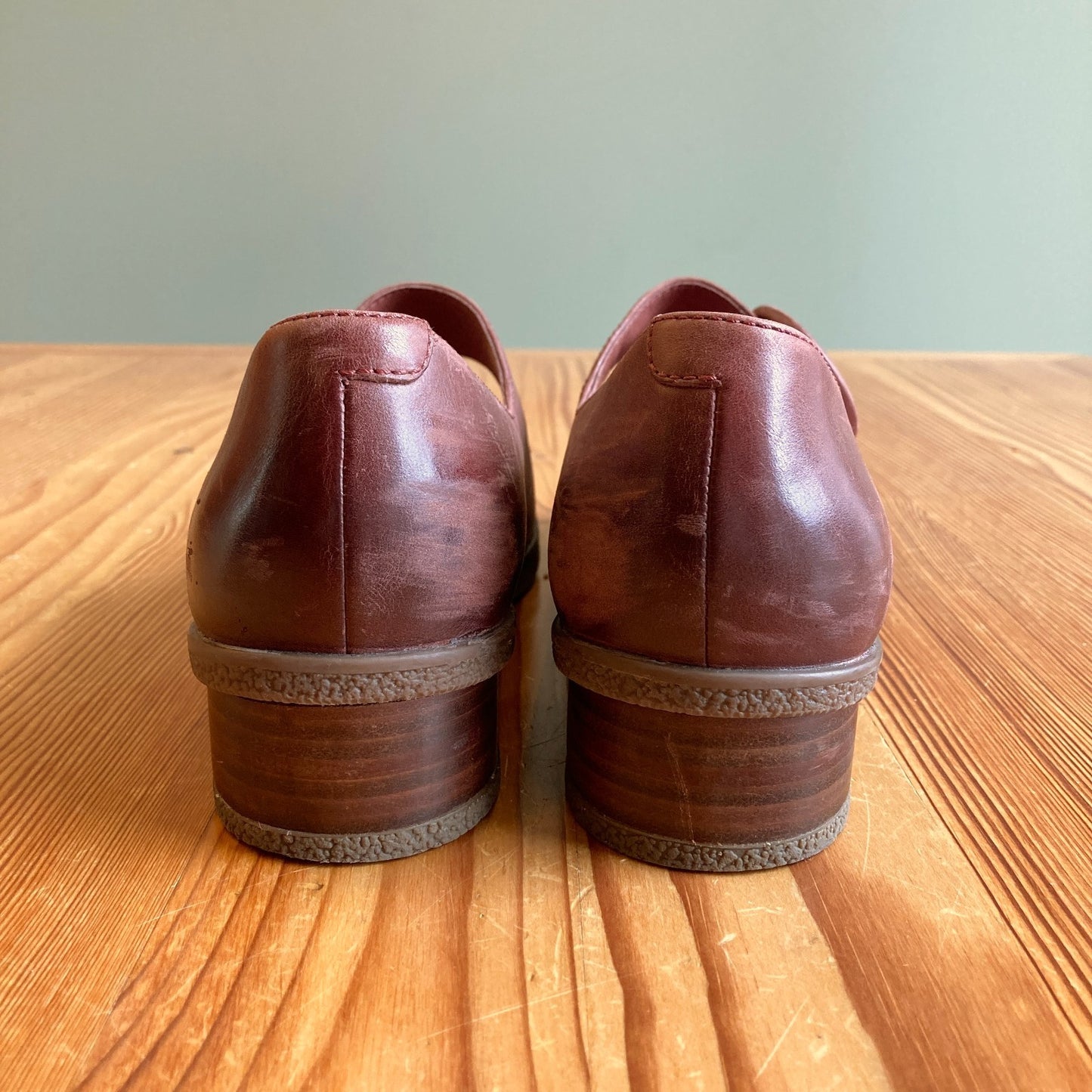 Dansko Brown Leather Brandy Mary Jane Comfort Shoes - Size 39 - 0521MD