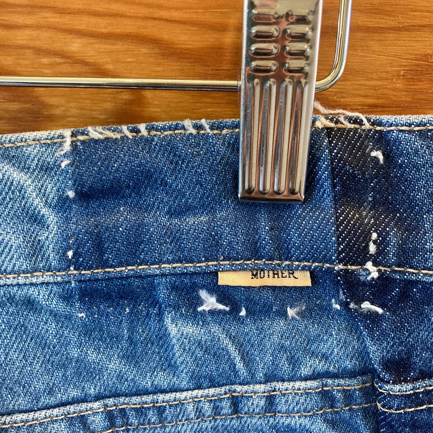 Mother Superior Double Stacked Tux Sidestepper Fray Jeans - Size 27 - 0510JB