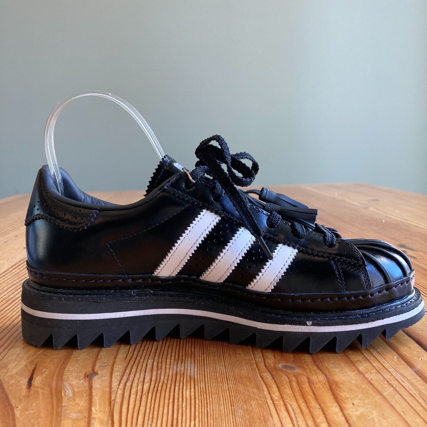 Adidas Black Dress Superstar CLOT by Edison Chen NEW Shoes - Size 7 - 1105HT